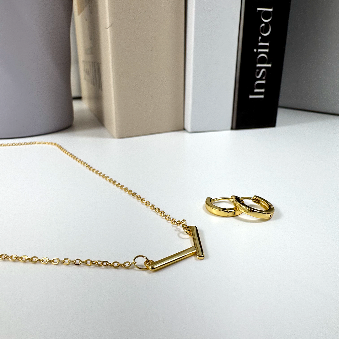 C3/ピアス+ネックレス flatセット