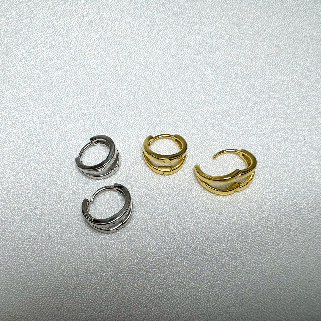 P42/twolineピアス