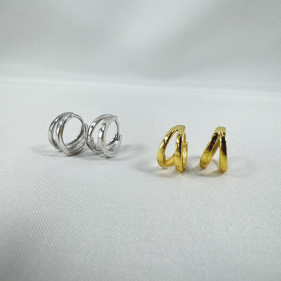 P42/twolineピアス