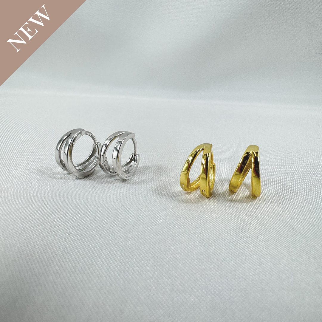 P42/twolineピアス