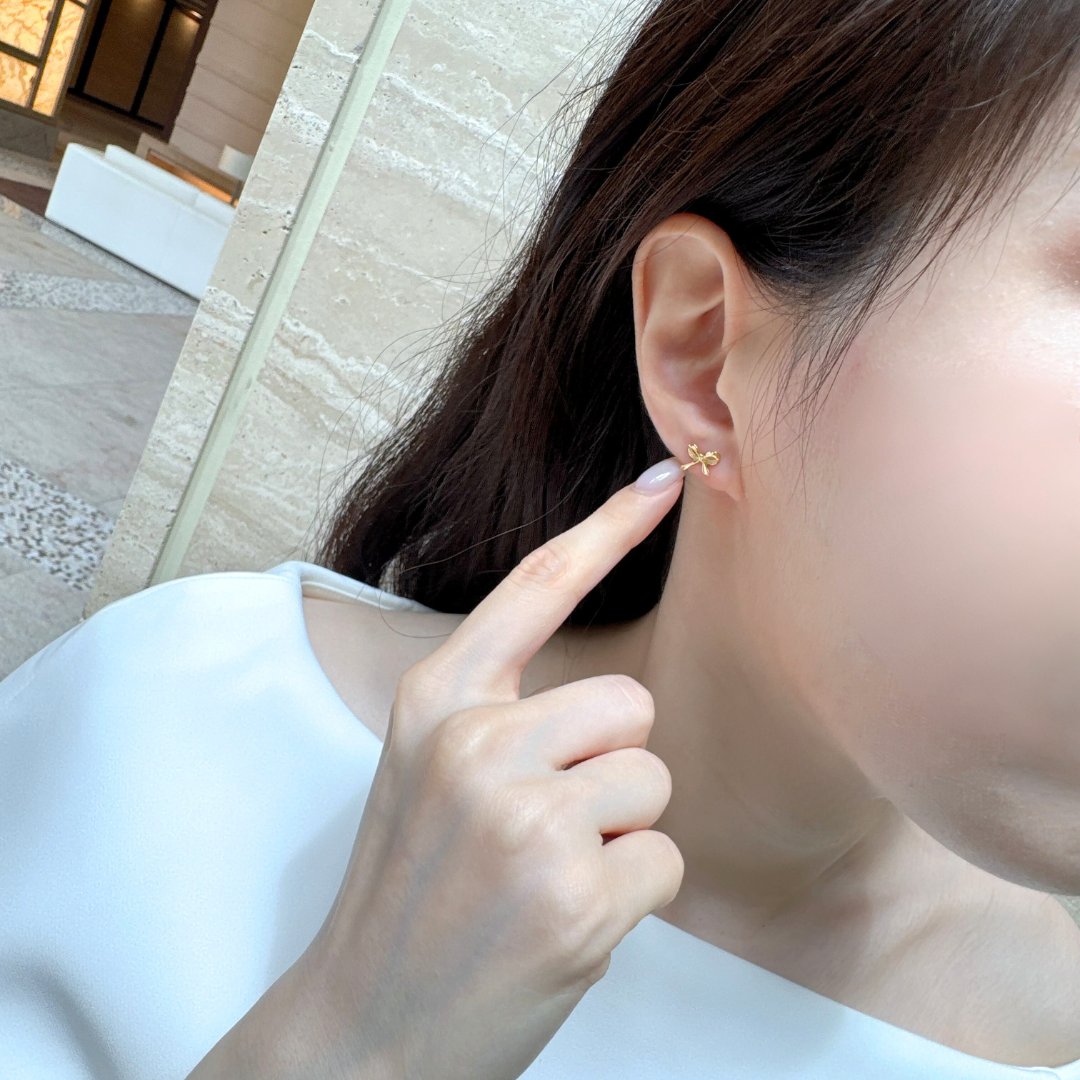 P23/ミニリボンピアス