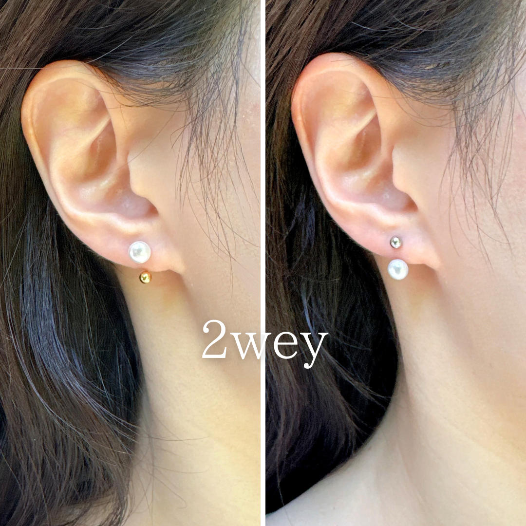 P28/poundパールピアス