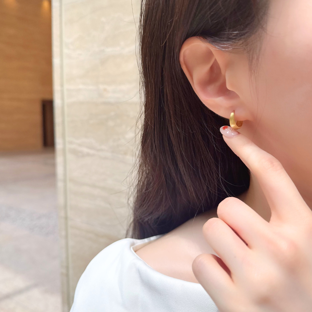 【片耳】P38/drop-mattピアス