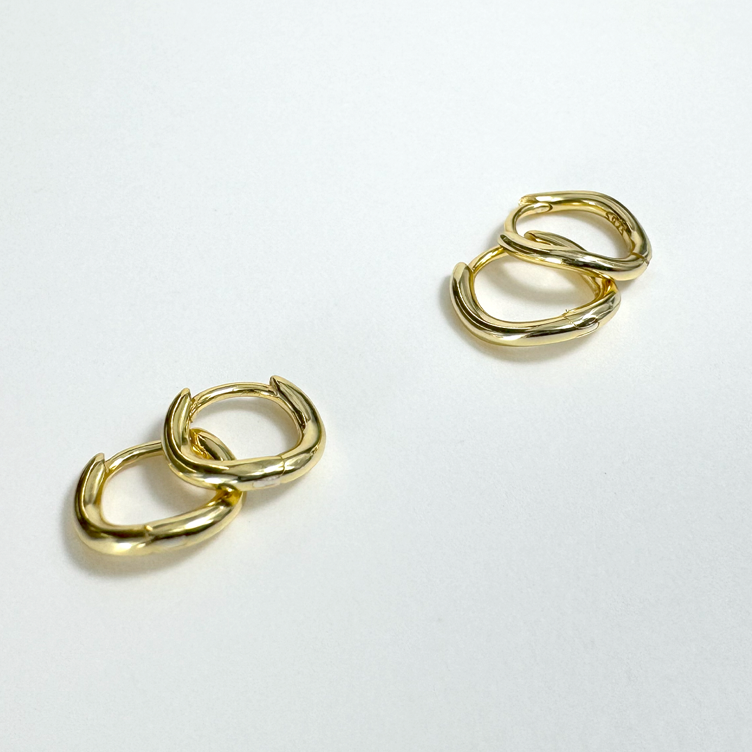 P45/waveミニピアス