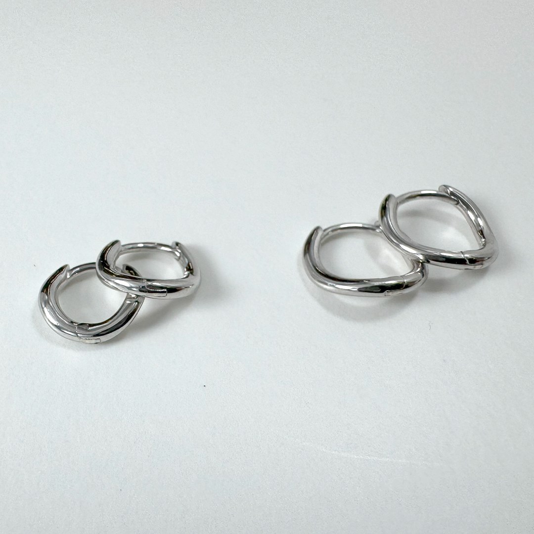 P45/waveミニピアス