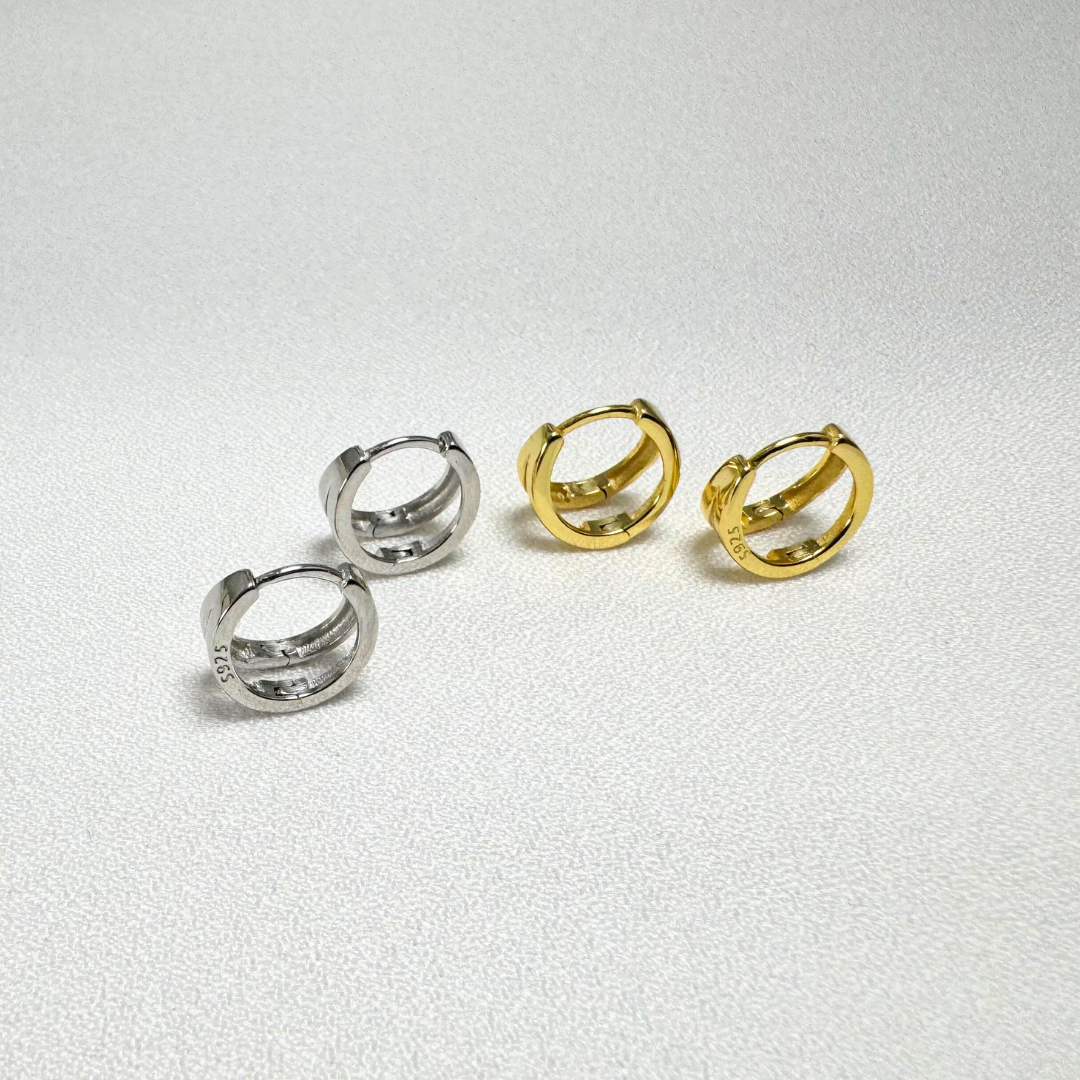 P42/twolineピアス