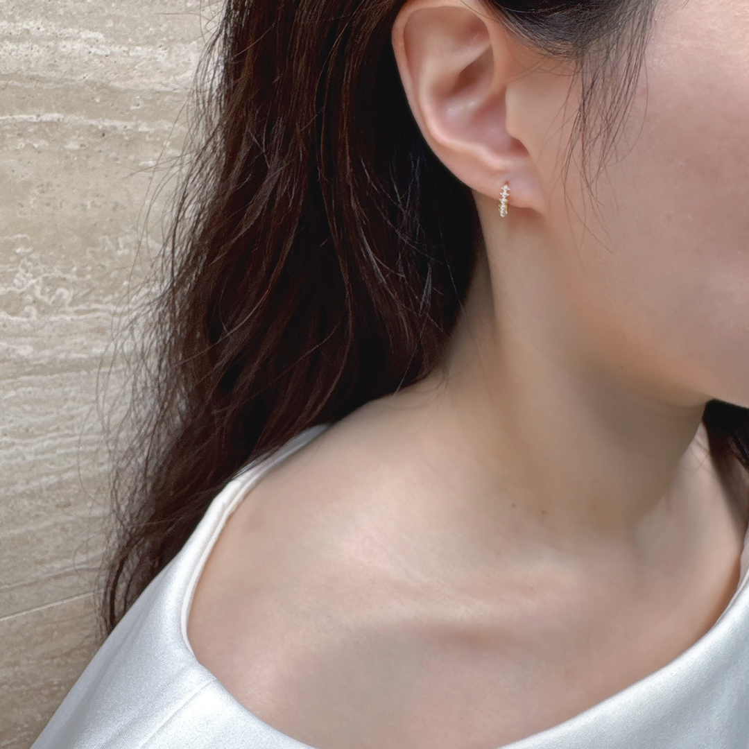 P36/chouchouパールピアス