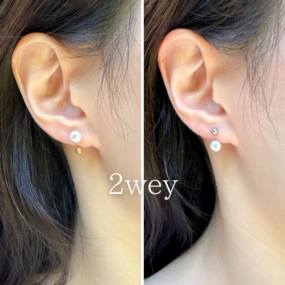 P28/poundパールピアス