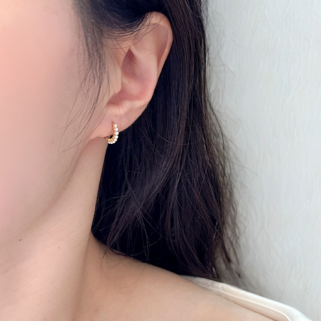 P36/chouchouパールピアス