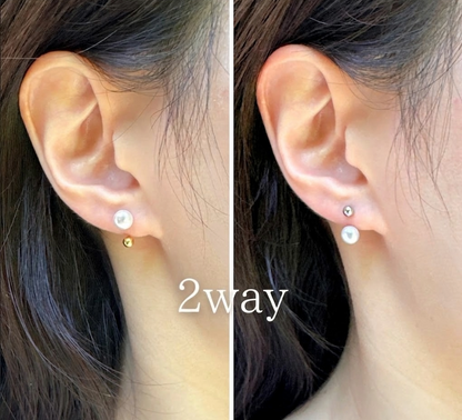 P28/Poundパールピアス