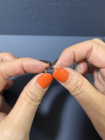 P60/snow flakes ポストピアス