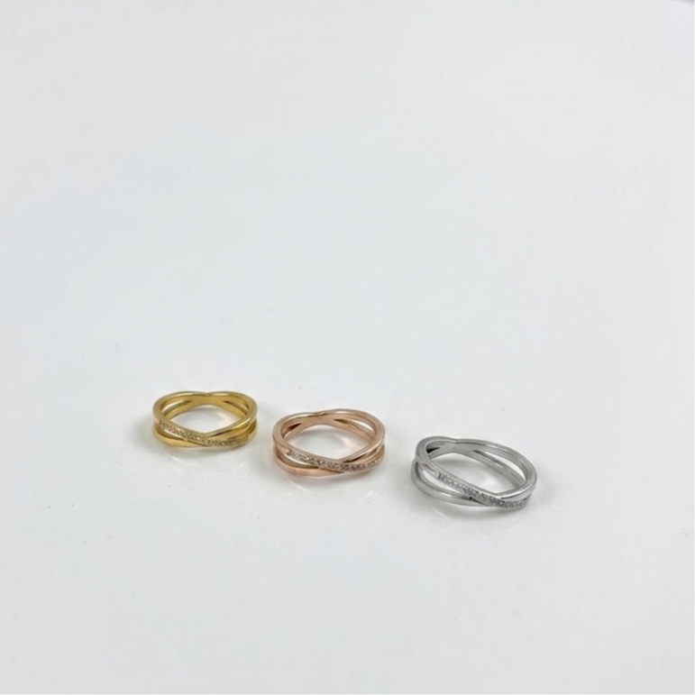 R10/Crossストーンリング【July Picks】